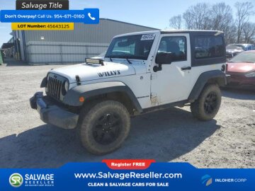 New 2016 Jeep Wrangler 4WD Sport