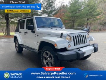 New 2016 Jeep Wrangler 4WD Unlimited Sahara
