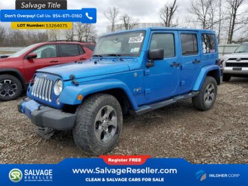 New 2016 Jeep Wrangler 4WD Unlimited Sahara