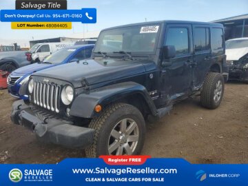 New 2016 Jeep Wrangler 4WD Unlimited Sahara