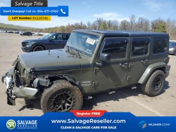 New 2016 Jeep Wrangler 4WD Unlimited Sport
