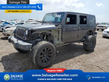 New 2016 Jeep Wrangler 4WD Unlimited Sport