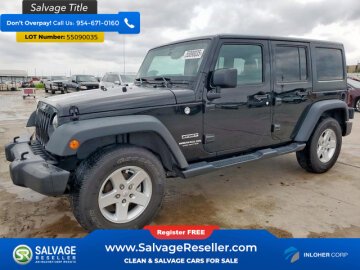 2016 Jeep Wrangler 4WD Unlimited Sport