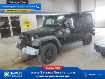 2016 Jeep Wrangler 4WD Unlimited Sport