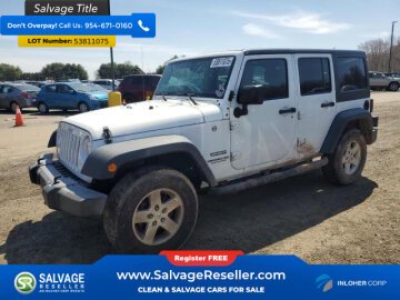 2016 Jeep Wrangler 4WD Unlimited Sport