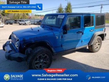 2016 Jeep Wrangler 4WD Unlimited Rubicon