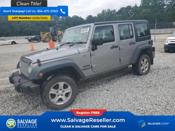 2016 Jeep Wrangler 4WD Unlimited Sport w/ RHD