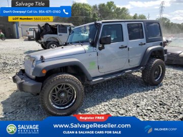 2016 Jeep Wrangler 4WD Unlimited Sport