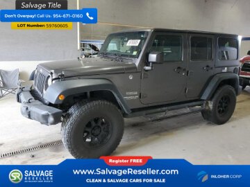 2016 Jeep Wrangler 4WD Unlimited Sport