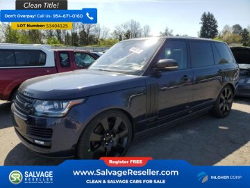 New 2016 Land Rover Range Rover Long Wheelbase Supercharged