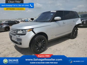 New 2016 Land Rover Range Rover HSE
