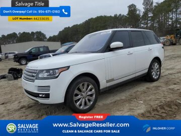 New 2016 Land Rover Range Rover HSE