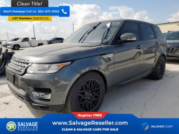 New 2016 Land Rover Range Rover Sport HSE