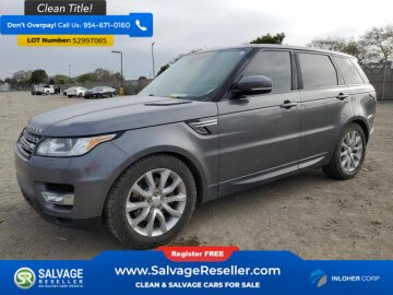New 2016 Land Rover Range Rover Sport HSE