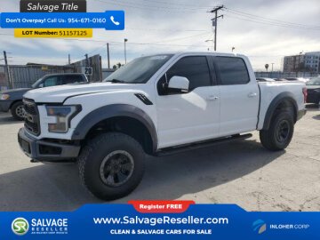 New 2017 Ford F150 4x4 Crew Cab Raptor