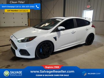2017 Ford Focus RS Hatchback