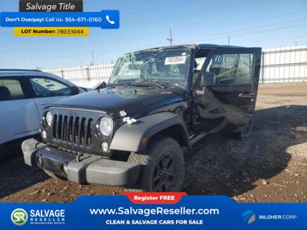 Photo 1 for New 2017 Jeep Wrangler 4WD Unlimited Sport