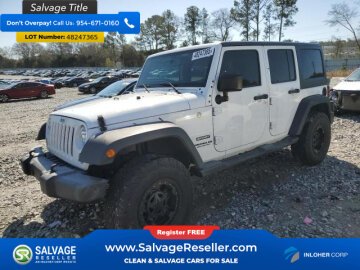 New 2017 Jeep Wrangler 4WD Unlimited Sport