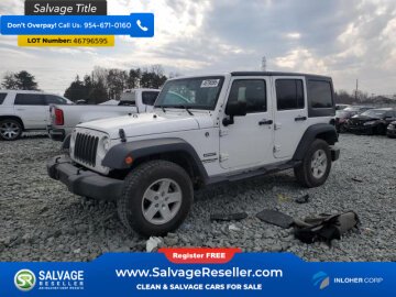 New 2017 Jeep Wrangler 4WD Unlimited Sport