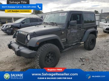 New 2017 Jeep Wrangler 4WD Sport
