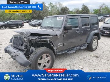2017 Jeep Wrangler 4WD Unlimited Sport