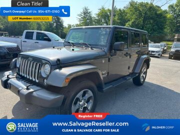 2017 Jeep Wrangler 4WD Unlimited Sahara