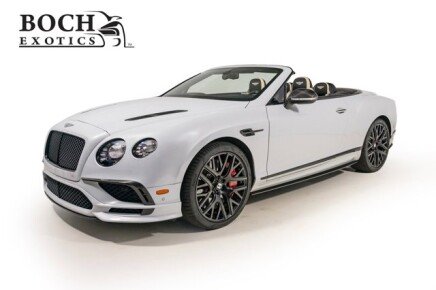 Photo 1 for 2018 Bentley Continental GT Supersports Convertible