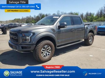 2018 Ford F150 4x4 Crew Cab Raptor