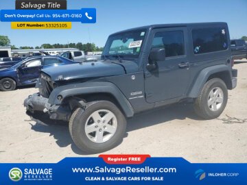 2018 Jeep Wrangler JK 4WD Sport