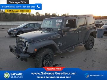 2018 Jeep Wrangler JK 4WD Unlimited Sport