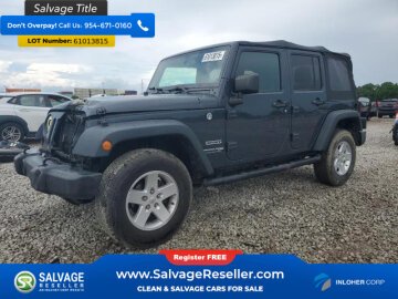 2018 Jeep Wrangler JK 4WD Unlimited Sport