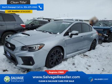 2018 Subaru WRX Limited