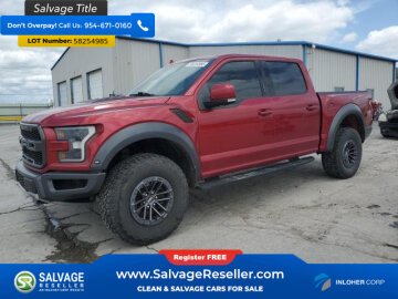 2019 Ford F150 4x4 Crew Cab Raptor