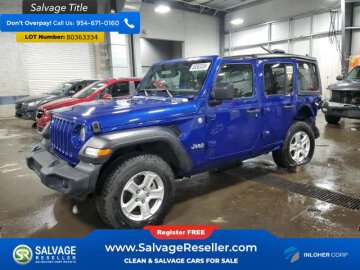 New 2019 Jeep Wrangler 4WD Unlimited Sport