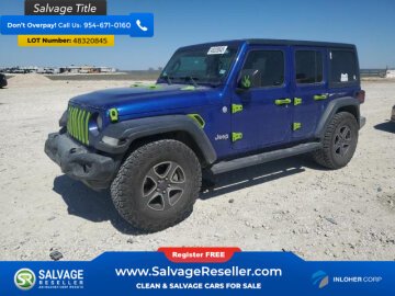 New 2019 Jeep Wrangler 4WD Unlimited Sport
