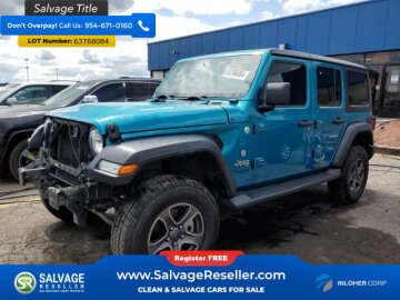 New 2019 Jeep Wrangler 4WD Unlimited Sport
