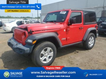 2019 Jeep Wrangler 4WD Sport