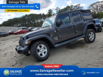 2019 Jeep Wrangler 4WD Unlimited Sport