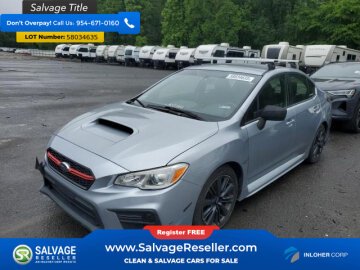 2019 Subaru WRX