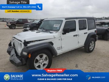 New 2020 Jeep Wrangler 4WD Unlimited Sport