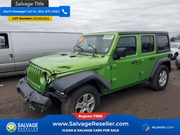 New 2020 Jeep Wrangler 4WD Unlimited Sport