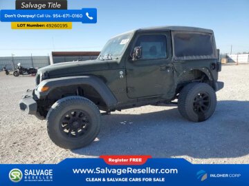 New 2020 Jeep Wrangler 4WD Sport