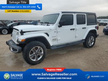 New 2020 Jeep Wrangler 4WD Unlimited Sahara