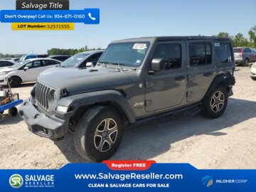 New 2020 Jeep Wrangler 4WD Unlimited Sport