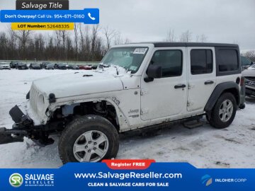 New 2020 Jeep Wrangler 4WD Unlimited Sport