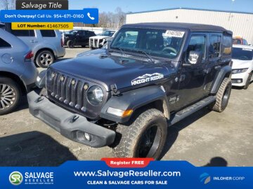 New 2020 Jeep Wrangler 4WD Unlimited Sport
