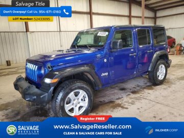 New 2020 Jeep Wrangler 4WD Unlimited Sport