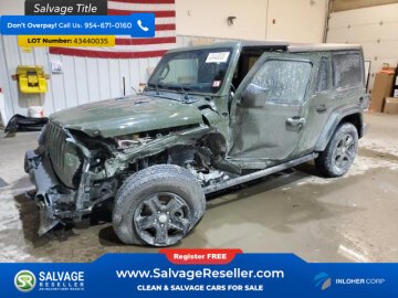 New 2020 Jeep Wrangler 4WD Unlimited Sport