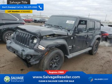 New 2020 Jeep Wrangler 4WD Unlimited Sport