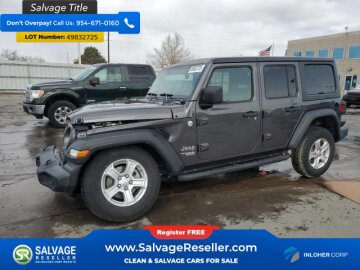 New 2020 Jeep Wrangler 4WD Unlimited Sport